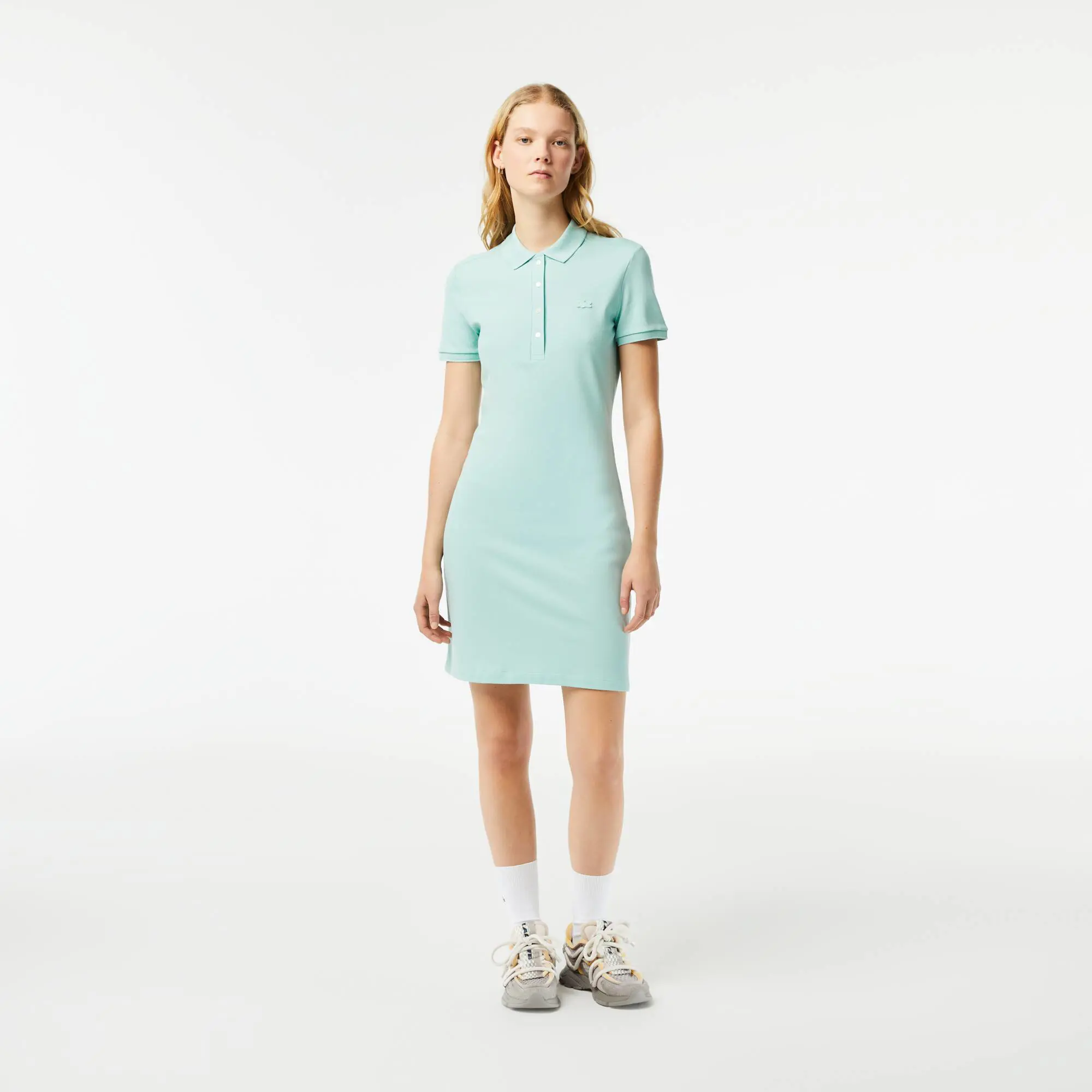 Lacoste Women's Stretch Cotton Piqué Polo Dress - EF5473-51-LGF