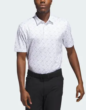 Adidas Core Allover Print Polo Shirt
