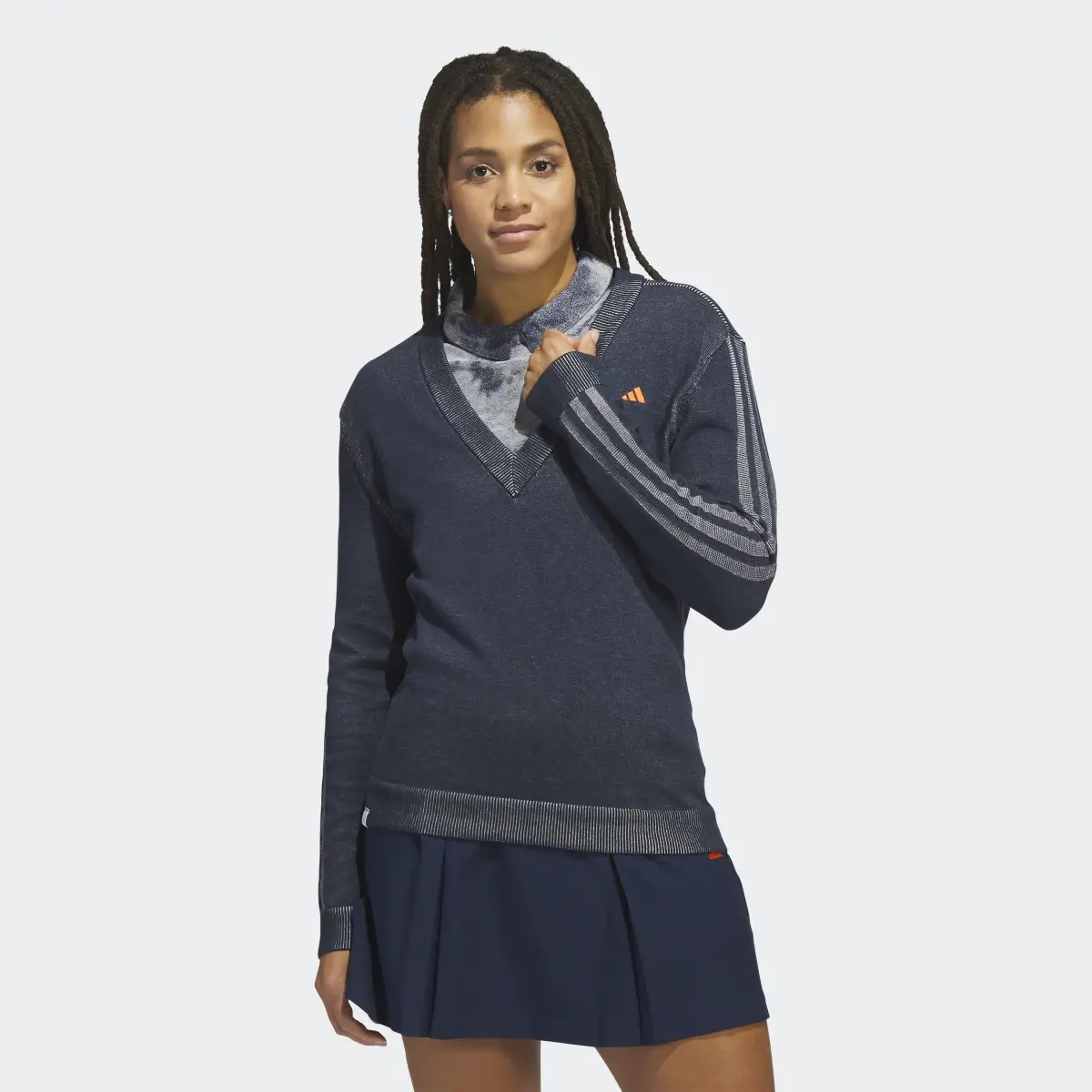 Adidas Made To Be Remade V-Neck Pullover Sweater. 1