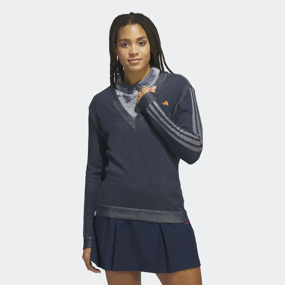 Adidas v neck jumper sale