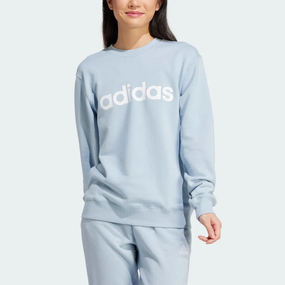 Adidas Sudadera Essentials Linear Felpa Francesa. 1