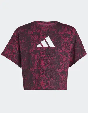 Adidas AEROREADY Animal-Print Tee