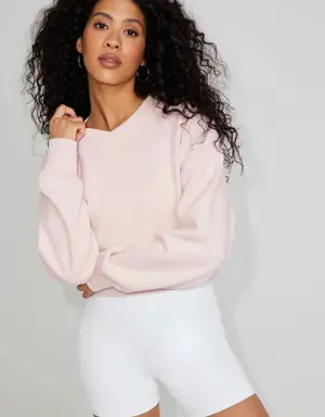 High V-Neck Sweatshirt