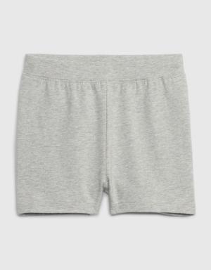 Gap Toddler Organic Cotton Mix & Match Cartwheel Shorts gray