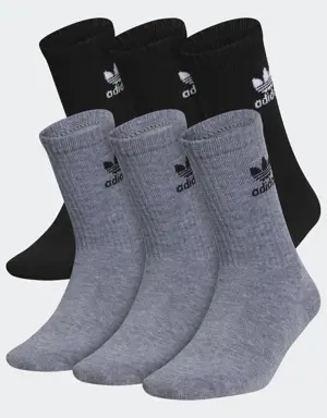 Trefoil Crew Socks 6 Pairs