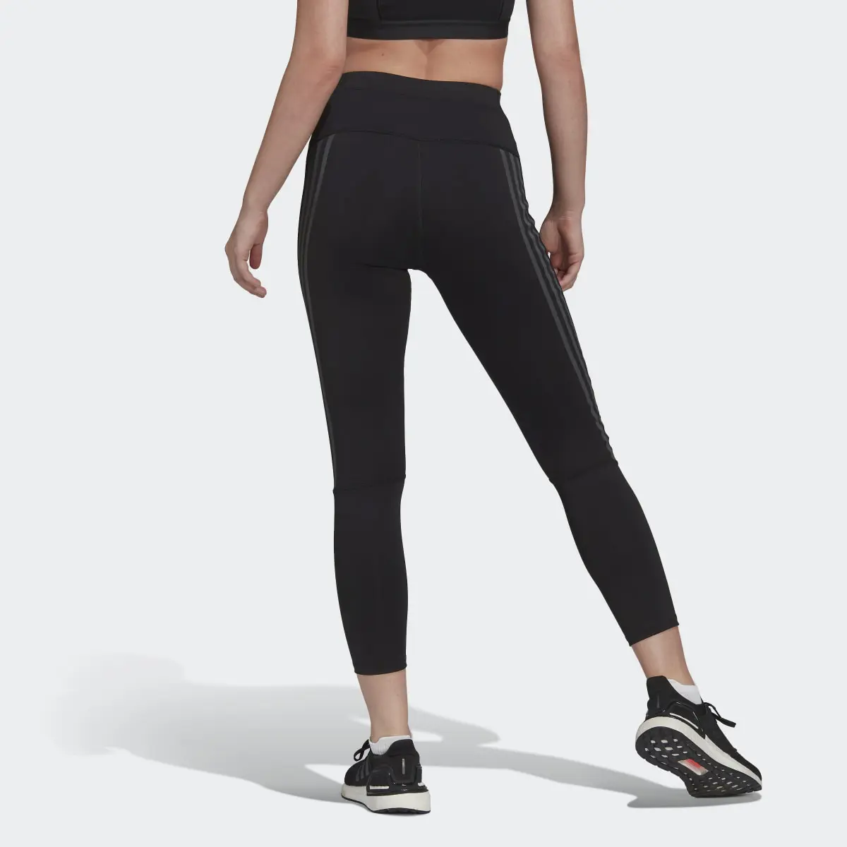 Adidas Run Icons 3-Streifen Running 7/8-Leggings. 3