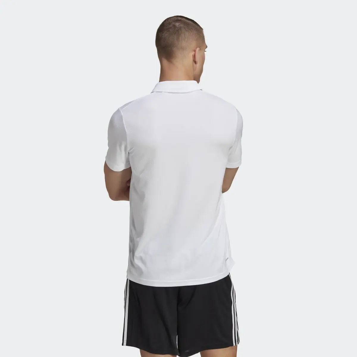 Adidas Train Essentials Training Polo Shirt. 3