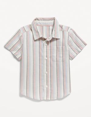 Matching Oxford Pocket Shirt for Toddler Boys multi
