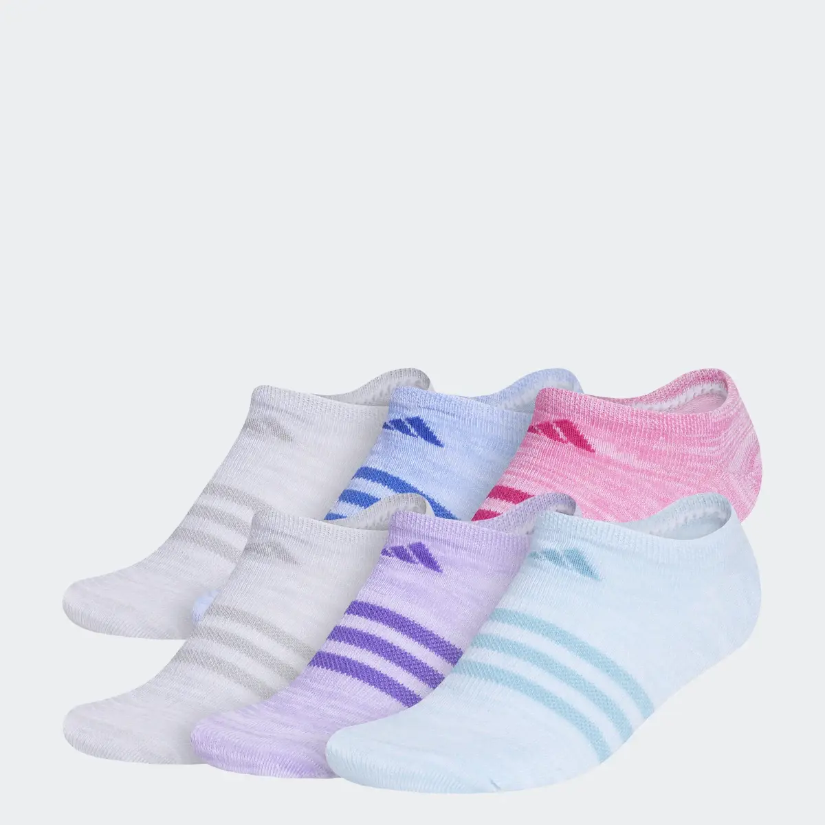 Adidas Superlite No-Show Socks 6 Pairs. 1