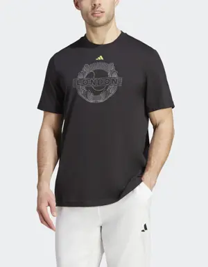 Adidas T-shirt da tennis AEROREADY Graphic