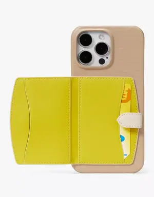 Morgan Colorblocked iPhone 14 Pro Max Cardholder Case