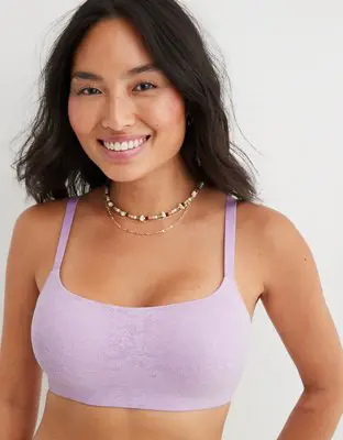 American Eagle SMOOTHEZ Lace Bra-ish Wireless Bralette - 2693_3692_554