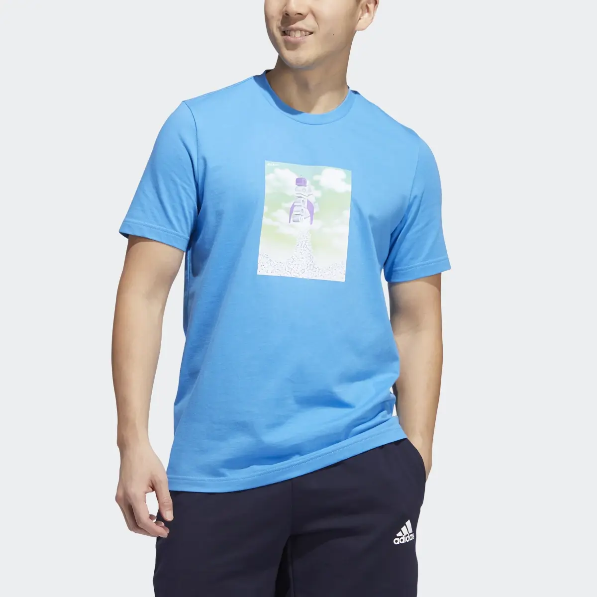 Adidas T-shirt BOOST Rocket Graphic. 1