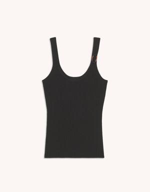Vest top with fancy ring Select a size and