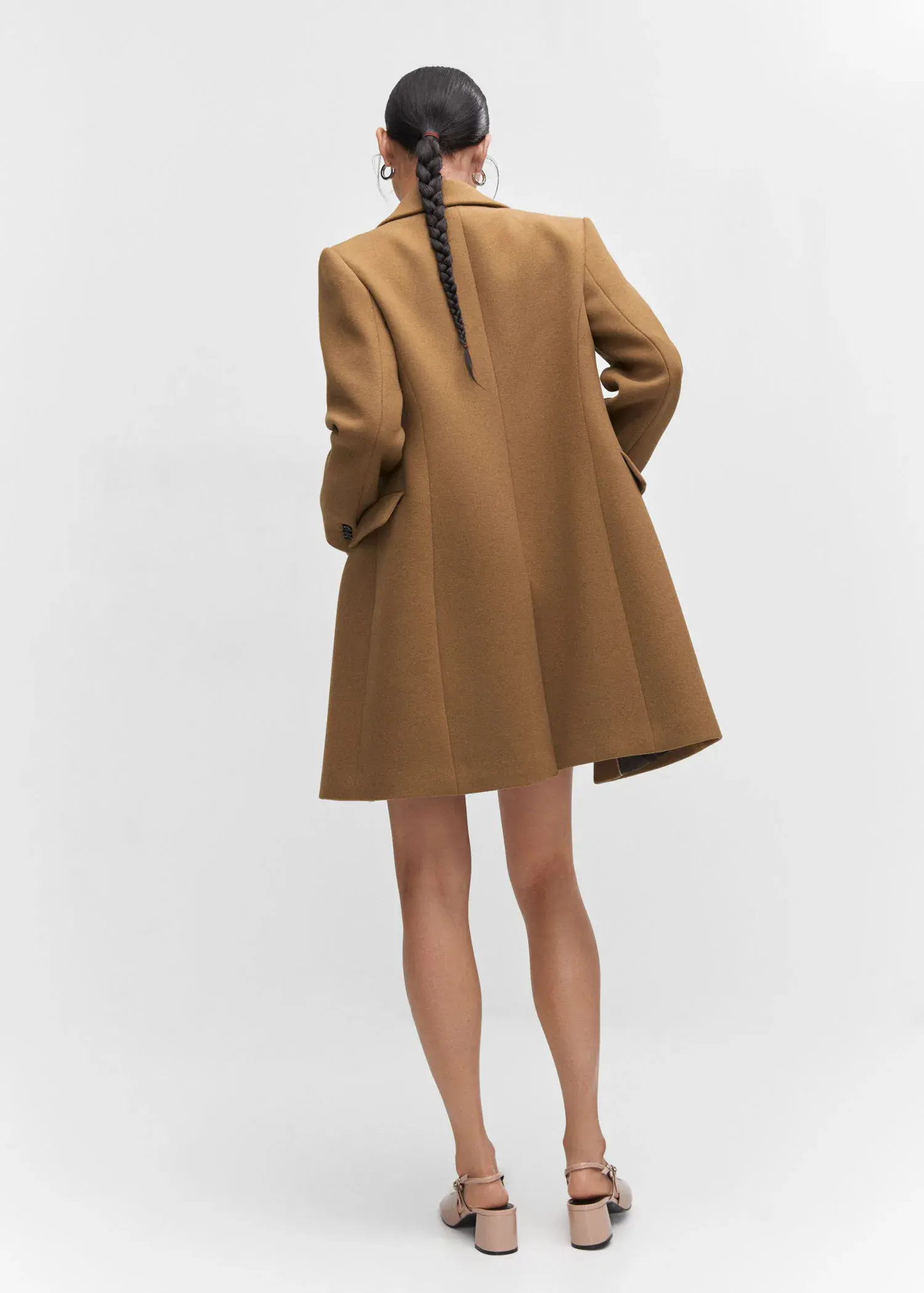 Mango Lapelled straight-cut coat. 3