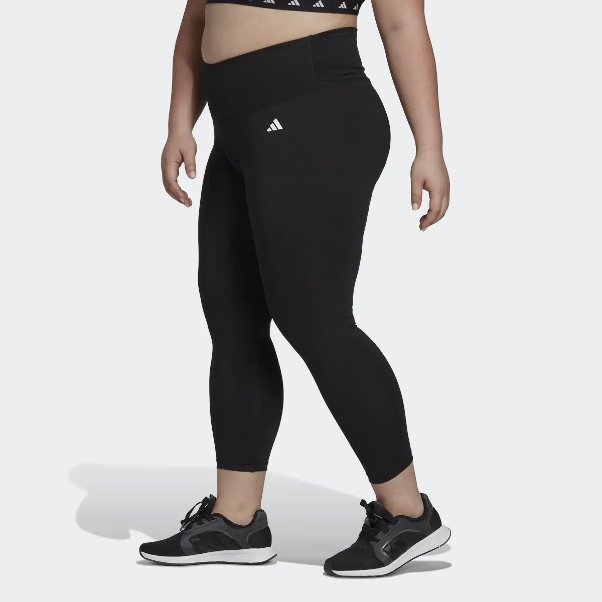 Adidas Leggings 7/8 com Cintura Subida Training Essentials (Plus Size). 2