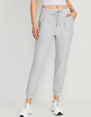 High-Waisted Cloud 94 Soft Ankle Jogger Pants gray