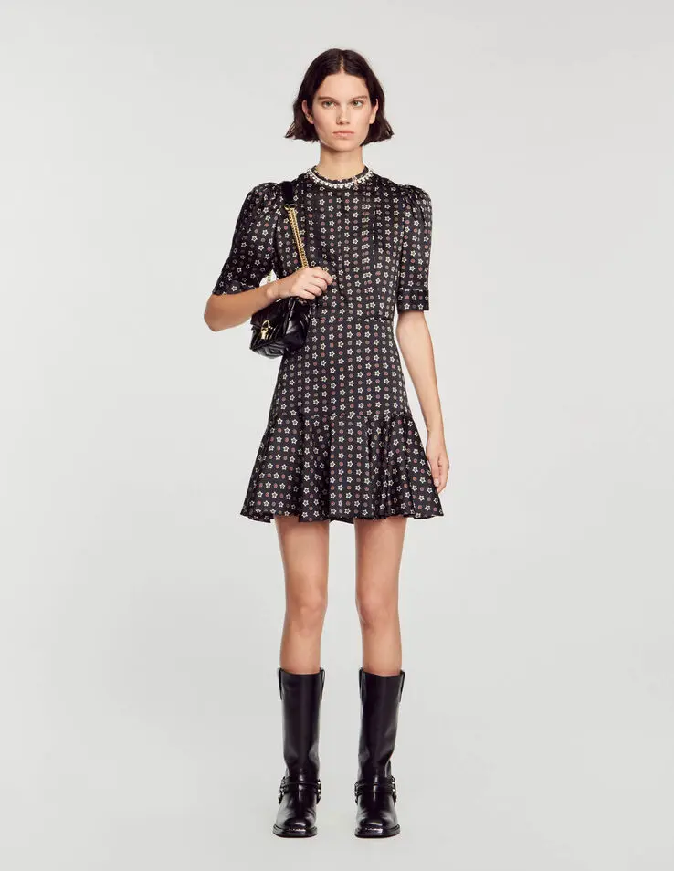 Sandro Short star-print dress. 1