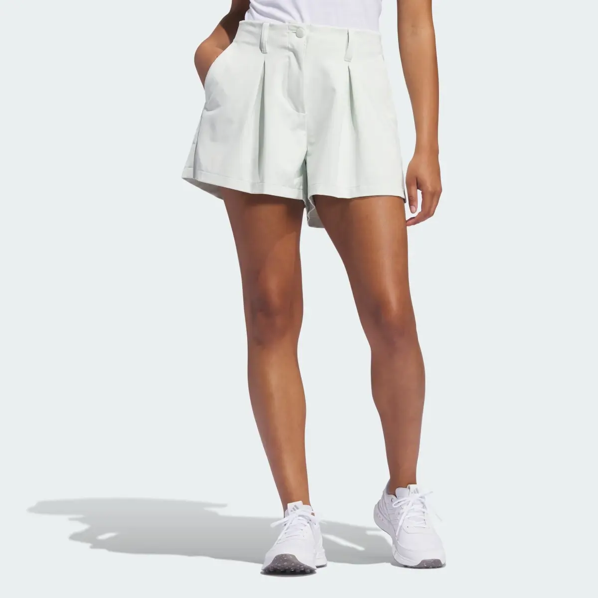 Adidas Go-To Pleated Shorts. 1
