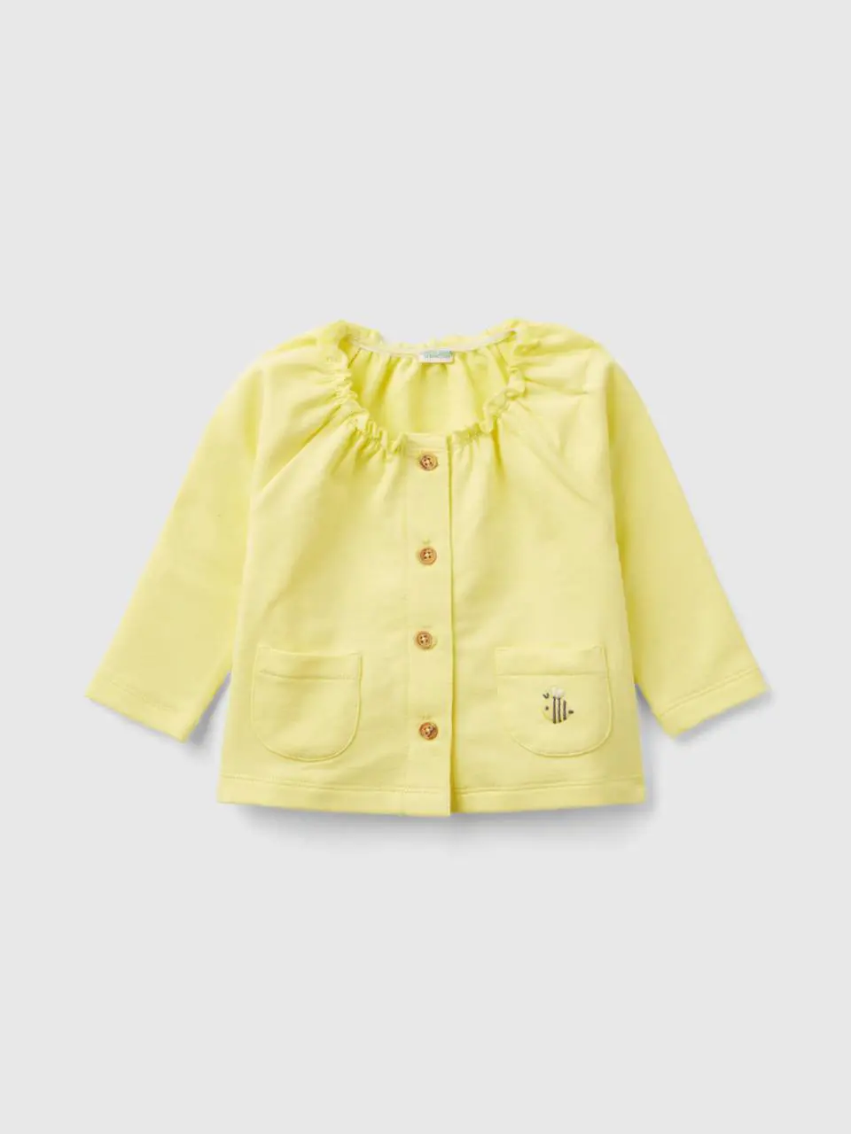 Benetton sweatshirt in stretch organic cotton. 1