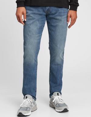 Gap Athletic Taper Jeans in GapFlex blue