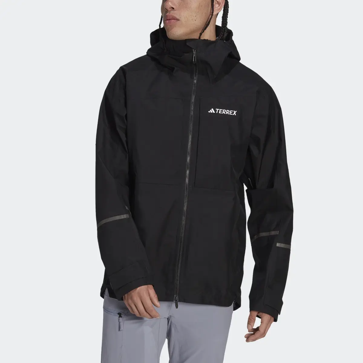 Adidas Terrex XPLORIC GORE-TEX Rain Jacket. 1