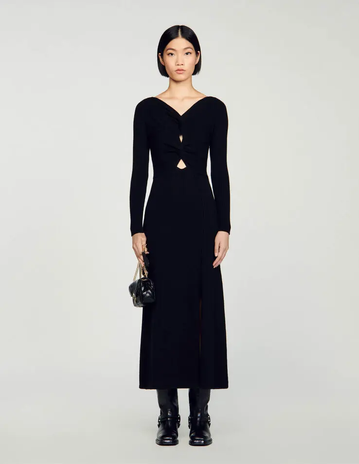 Sandro Cable knit dress. 1