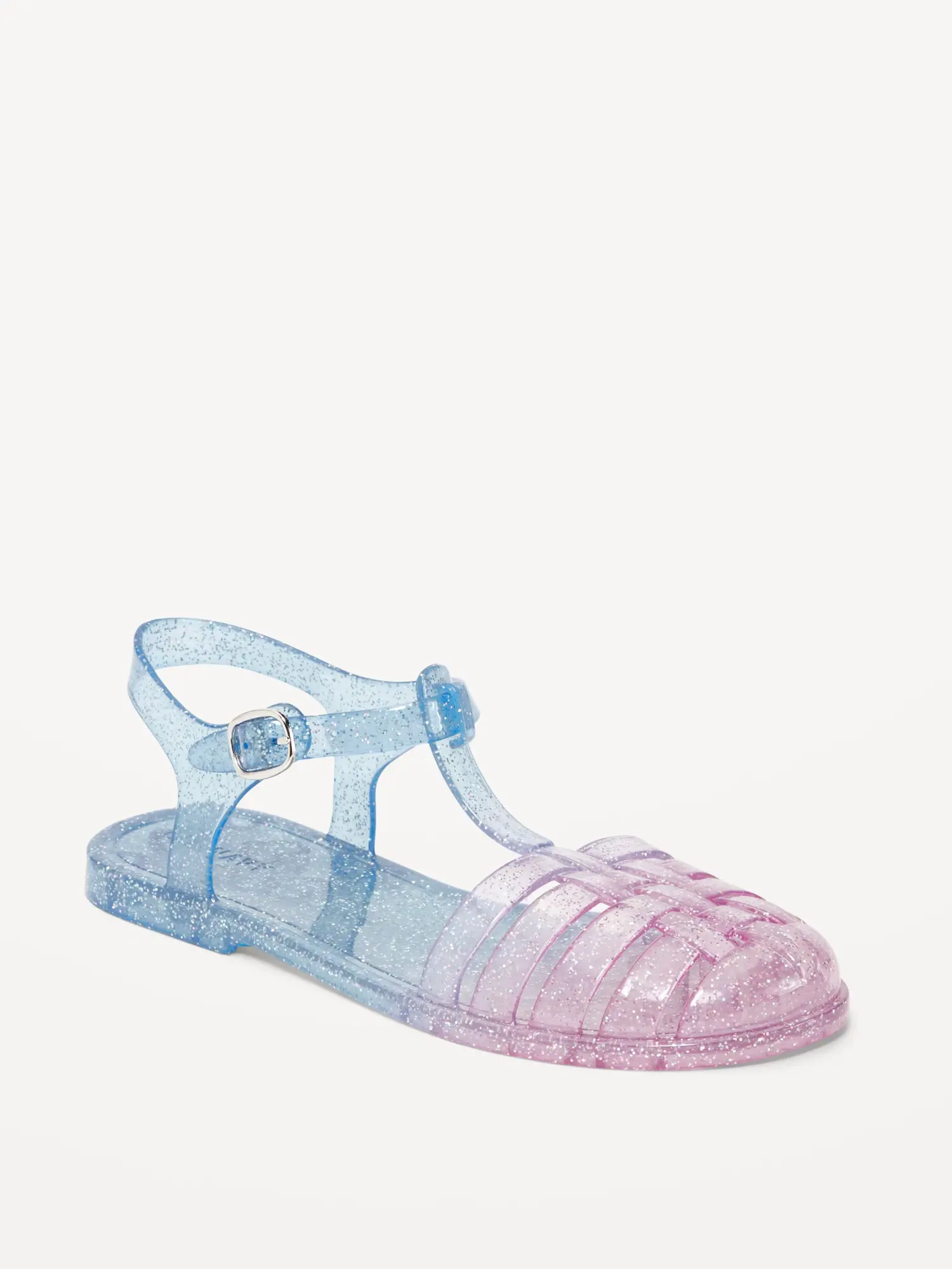 ASOS DESIGN Feature fisherman jelly flat sandals in rainbow | ASOS