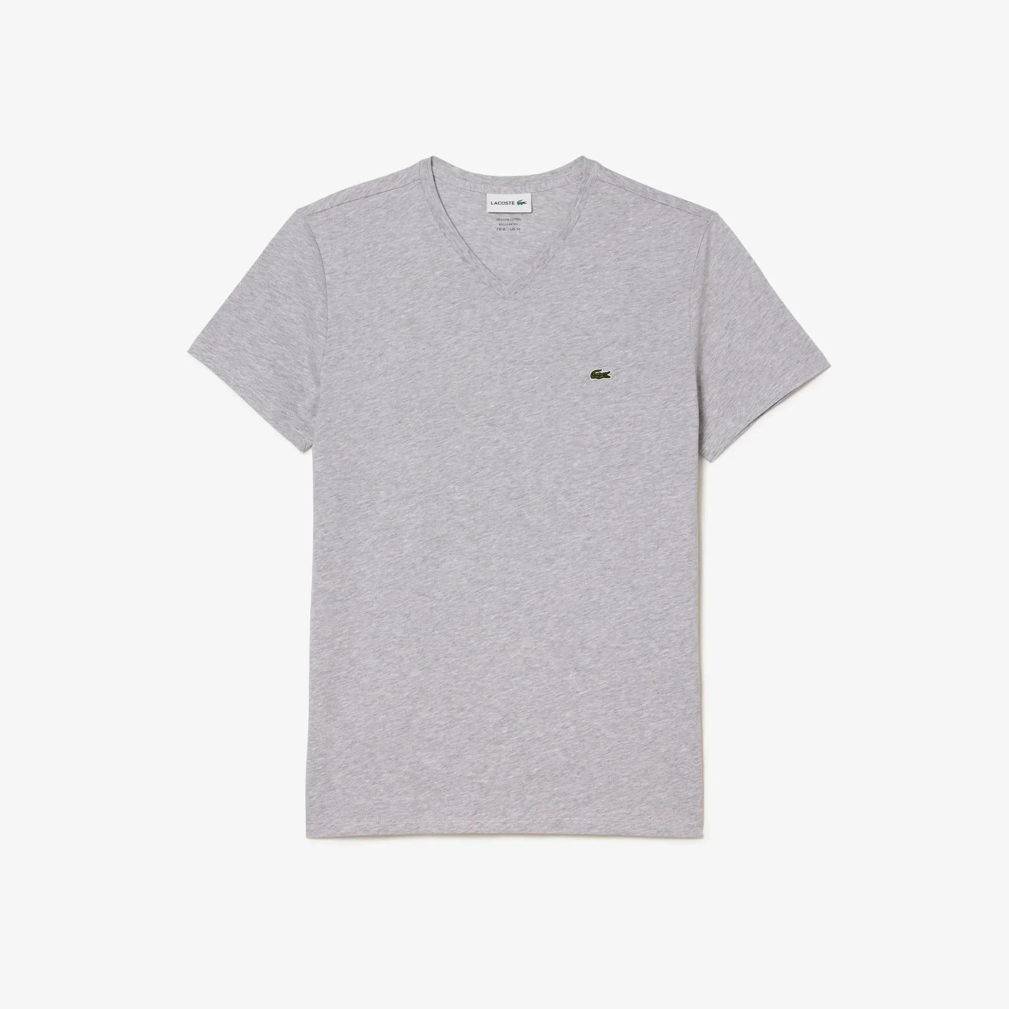 Lacoste Men's V-Neck Pima Cotton Jersey T-Shirt. 2 Lacoste Men's V-Neck Pima Cotton Jersey T-Shirt. 2
