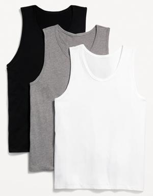 Soft-Washed Tank Top for Men gray