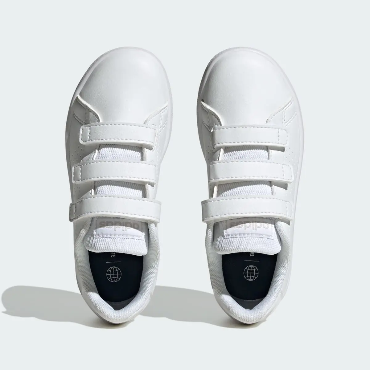 Adidas Advantage Court Lifestyle Hook-and-Loop Shoes. 3