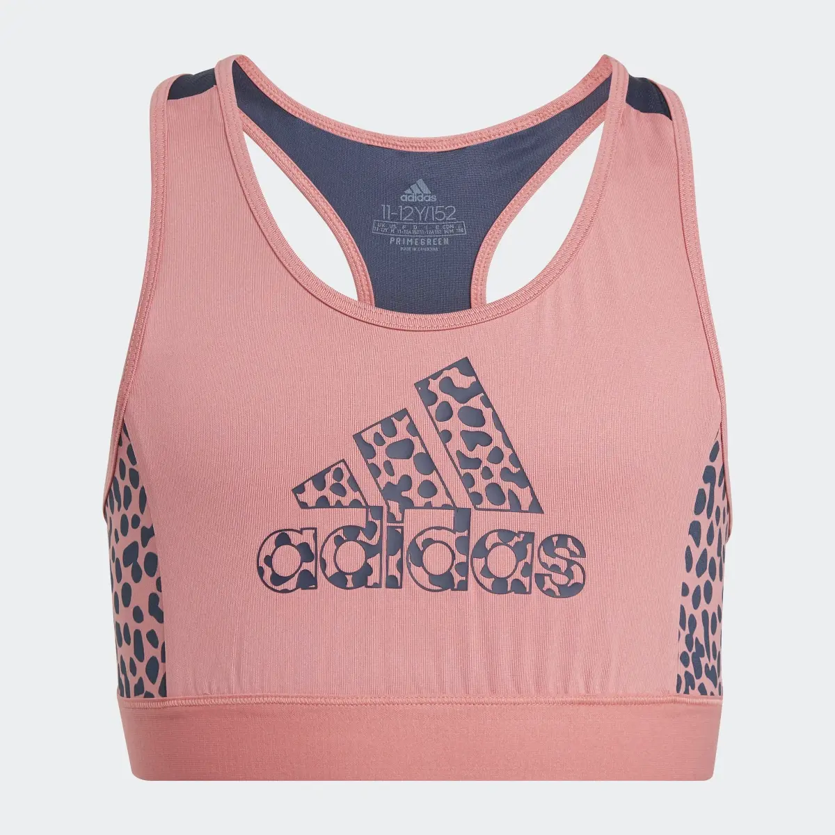 Adidas Reggiseno sportivo adidas Designed To Move Leopard. 1