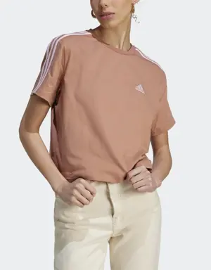 Adidas Essentials 3-Streifen Single Jersey Crop-Top