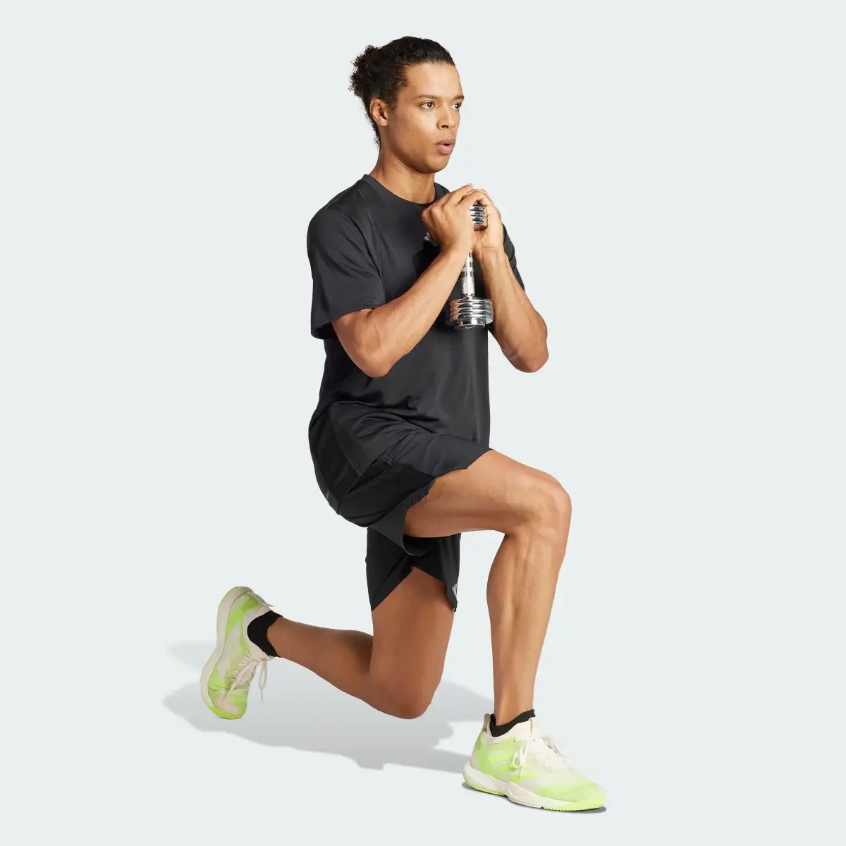 Adidas Shorts HIIT Workout 3 Franjas. 3