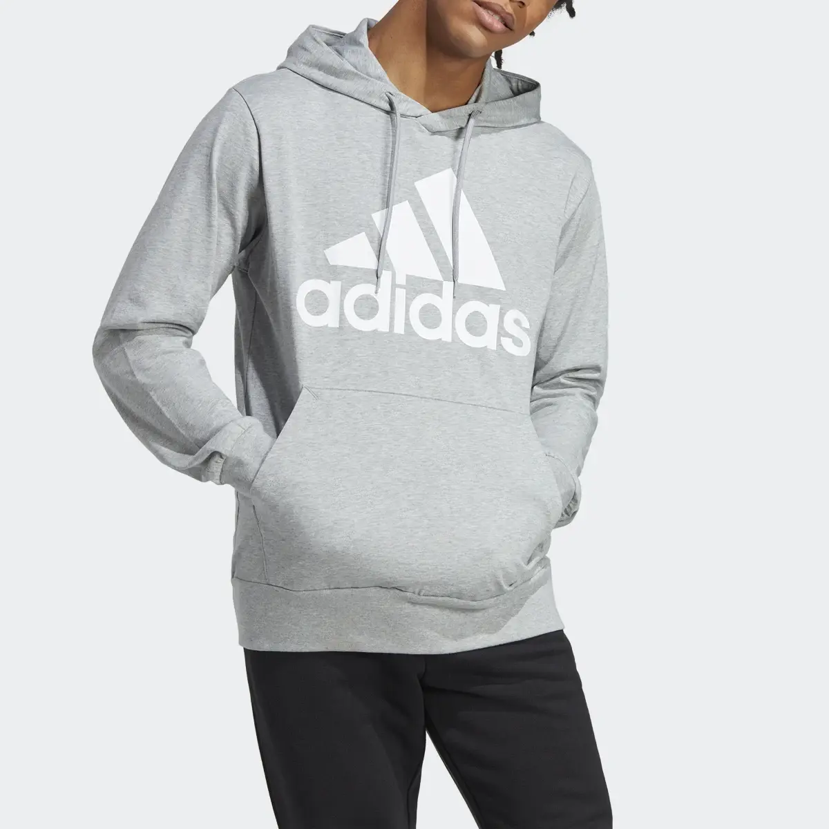 Adidas Essentials Logo Hoodie. 1