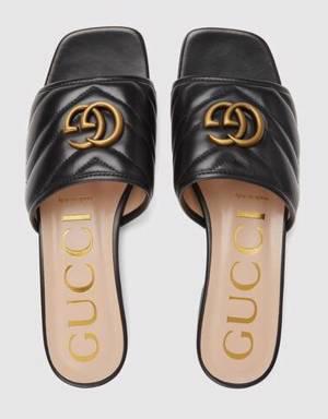 Women's slide with Double G