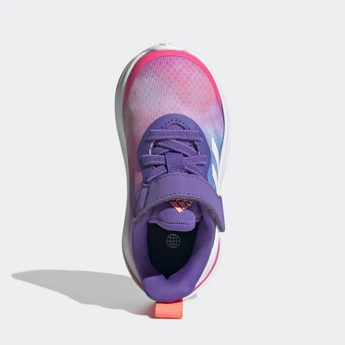 Adidas Chaussure de running graphique à scratch et lacets élastiques FortaRun Journée internationale des femmes. 3