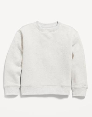 Old Navy Gender-Neutral Crew-Neck Sweatshirt for Kids gray