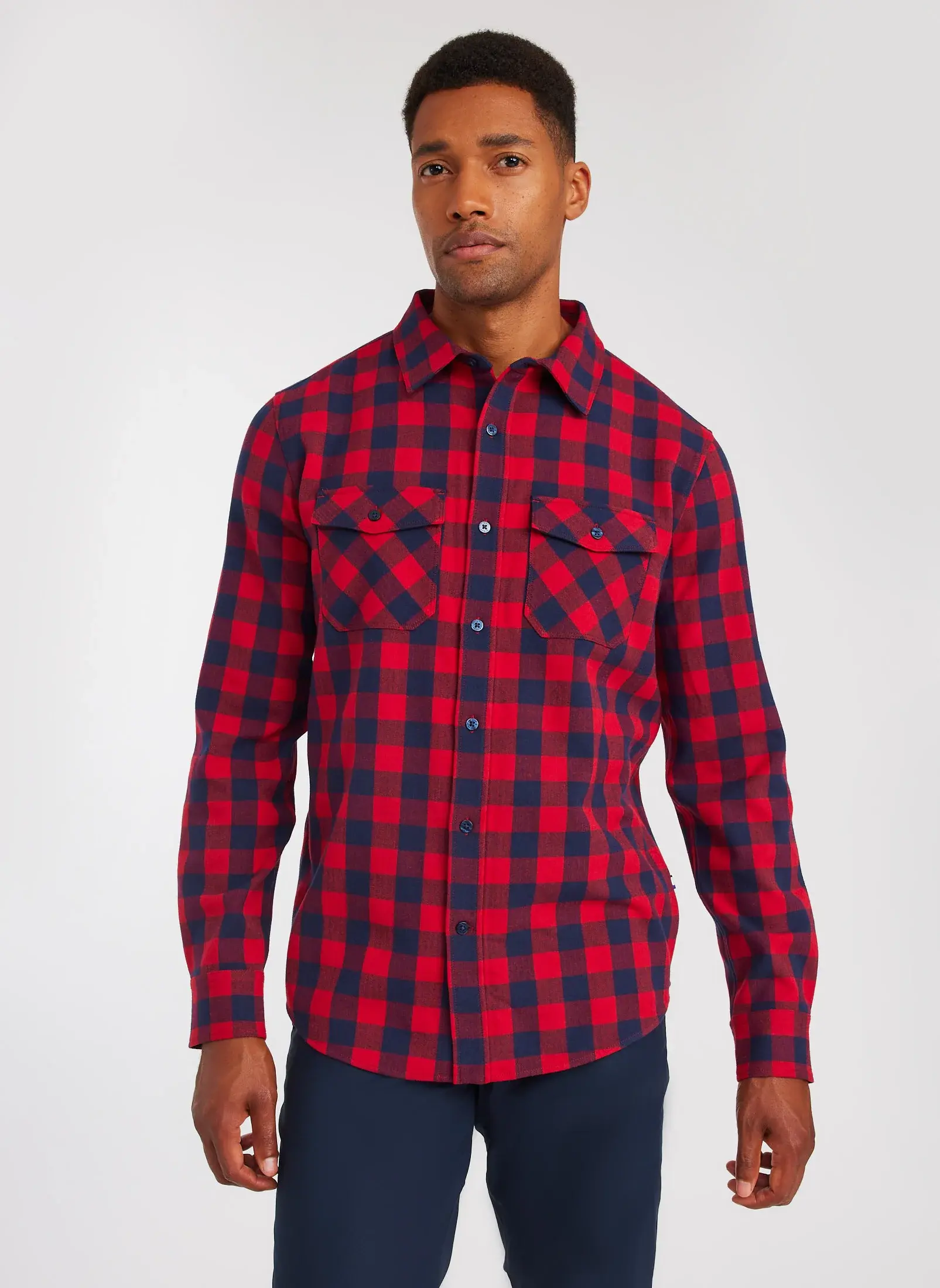 Kit And Ace Classic Flannel Shirt. 1
