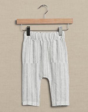 Linen Pant for Baby + Toddler white