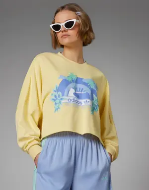 Island Club Crew Graphic Sweatshirt