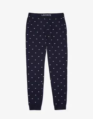 Men’s Crocodile Patterned Stretch Cotton Pyjama Pants