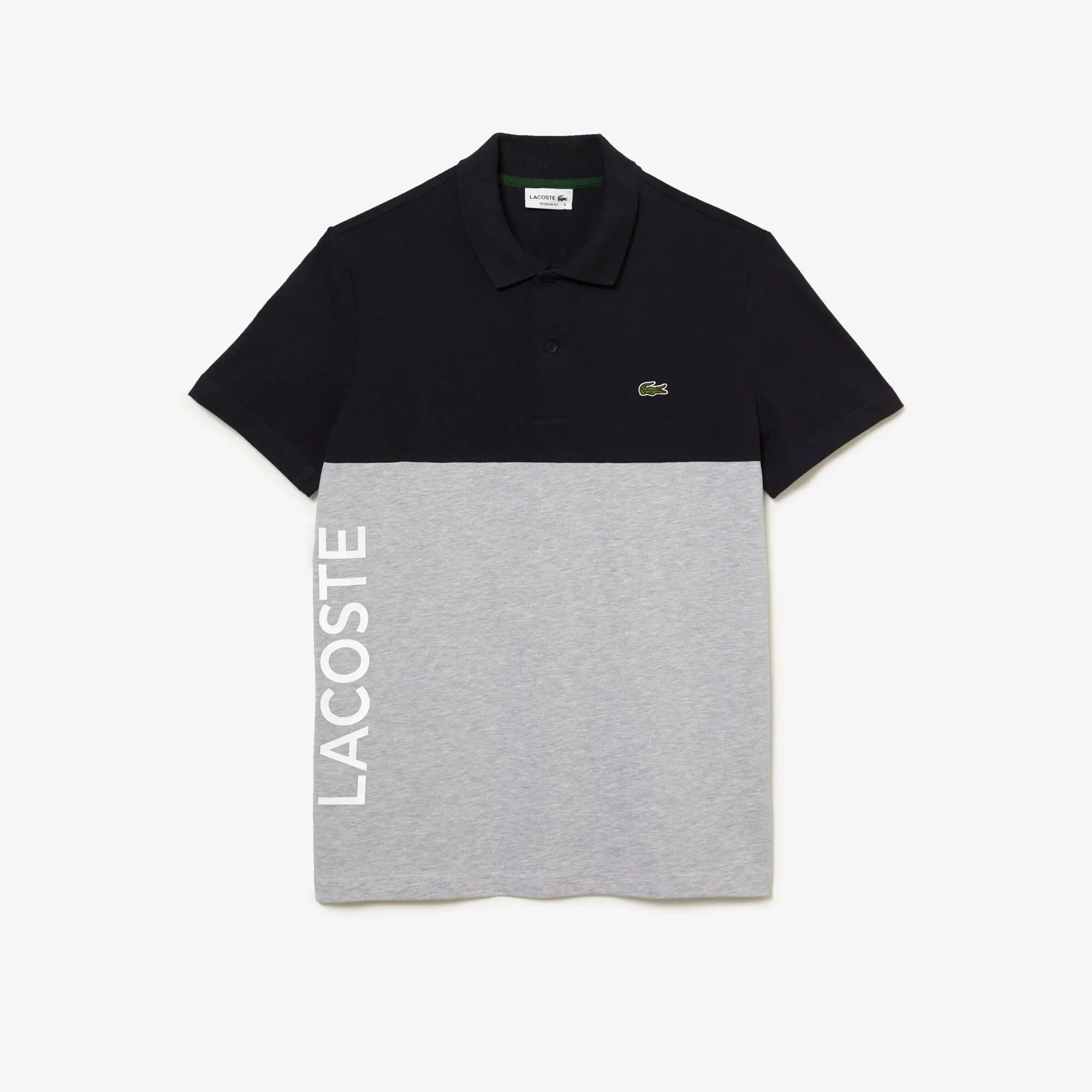 Lacoste Regular Fit Stretch Cotton Colourblock Polo Shirt. 2