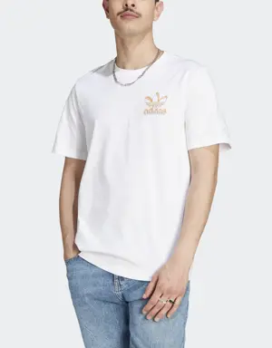 Adidas T-shirt à logos Trèfle enflammés