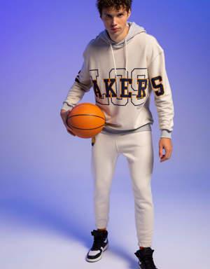 Fit Regular Fit NBA Los Angeles Lakers Jogger Eşofman Altı