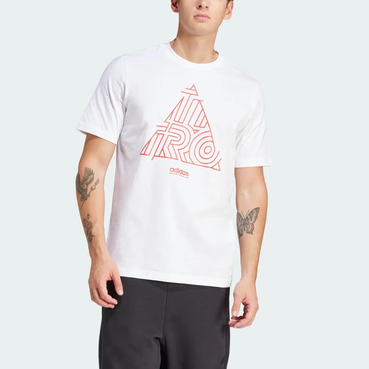 Adidas House of Tiro Graphic Tee. 1