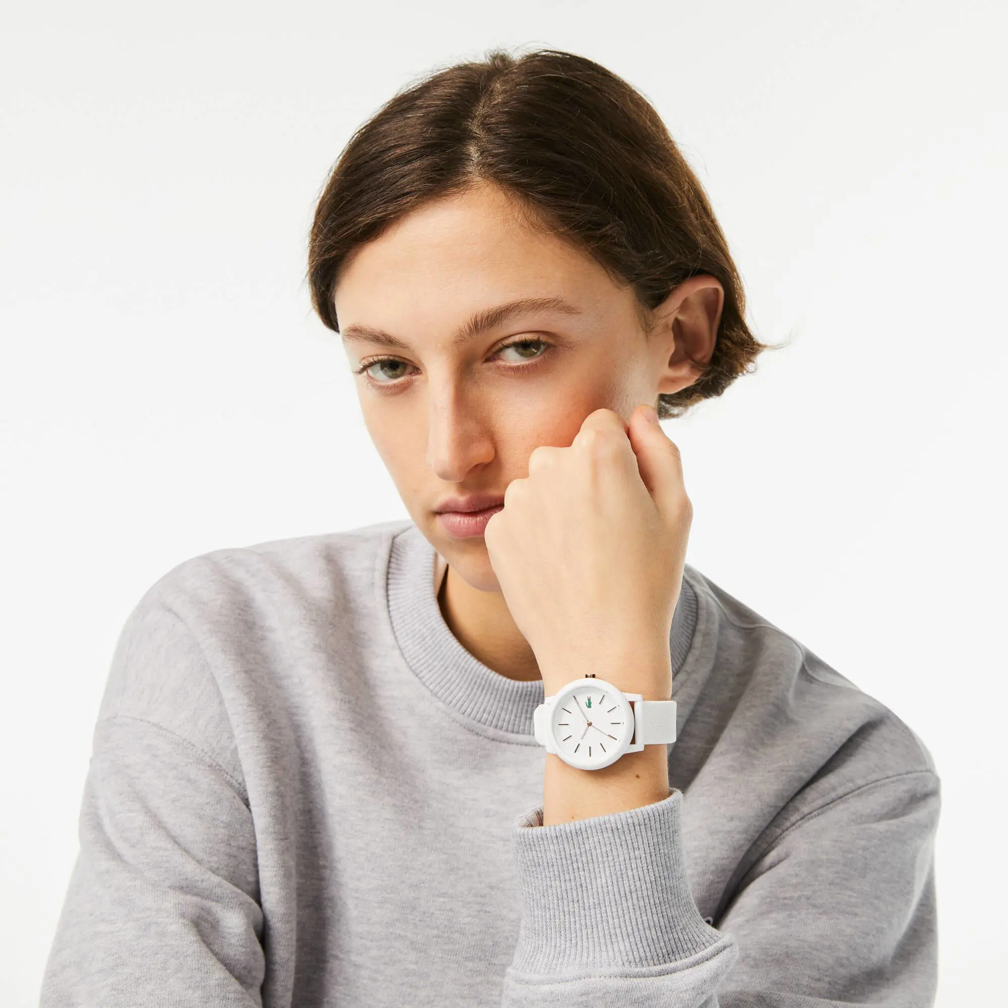 Lacoste Montre femme Lacoste.12.12 avec bracelet en silicone blanc. 1