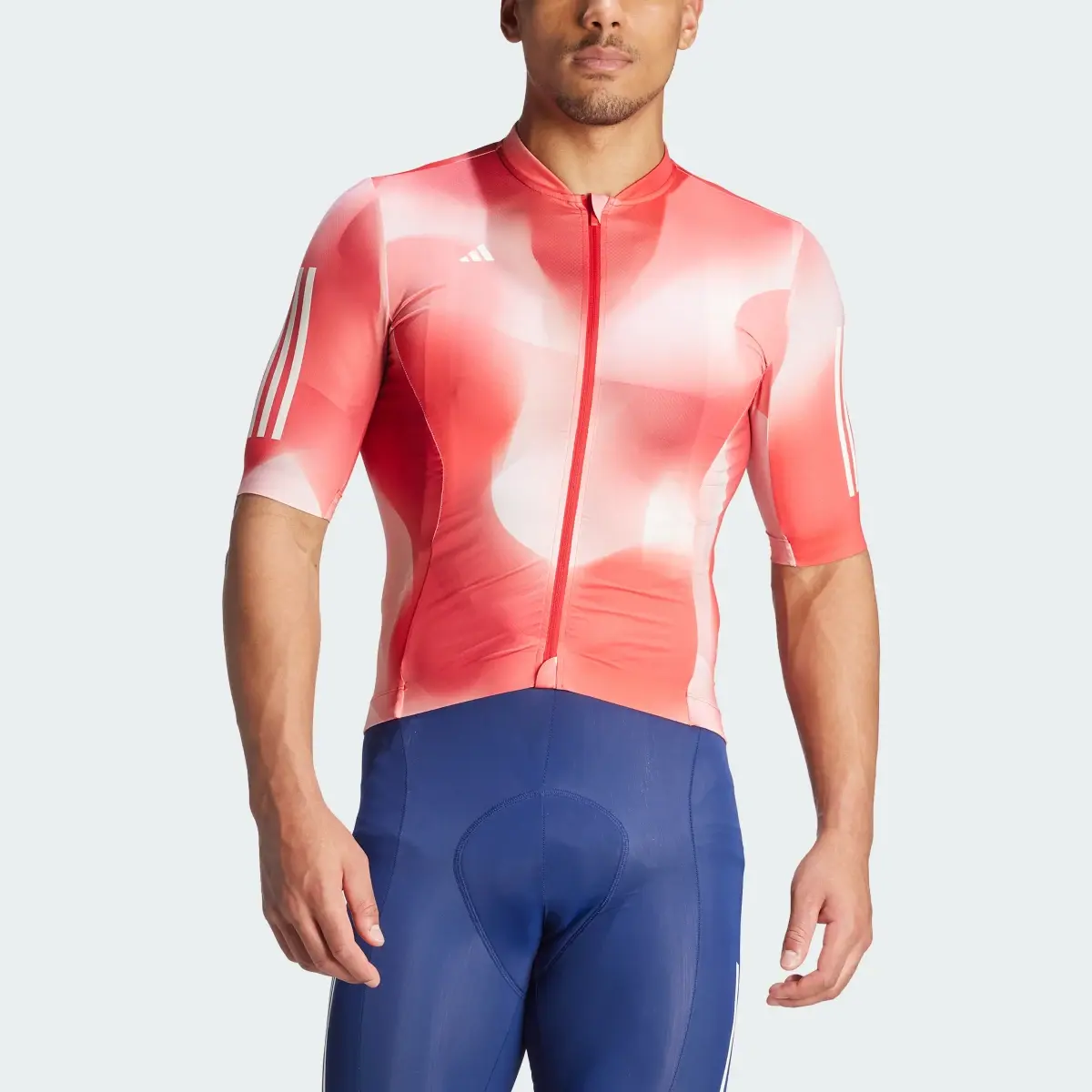 Adidas Tempo 3-Stripes Nature Art Cycling Jersey. 1