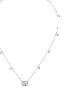 GG Running 18k necklace with diamonds