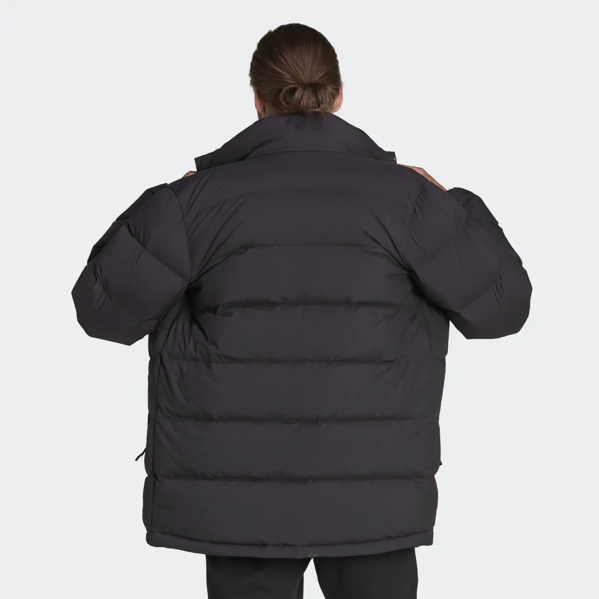 Adidas Helionic Mid-Length Down Jacket. 3